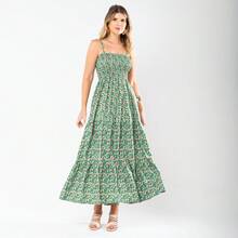 Ruffled Hem Knot - 綠色 - 查看 1