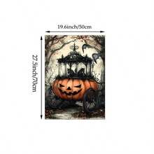 1 幅南瓜马车壁画万圣节印刷帆布画秋季海报怪异哥特式装饰卧室客厅办公室房间装饰无框 - 彩色 - 查看 8