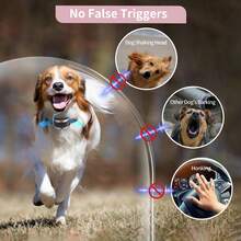 Anti Bark Collar For Medium & Large Dogs - Dog Bark Control Collar With Beep & Shock - 5 Adjustable Sensitivity Levels - Pink - View 5