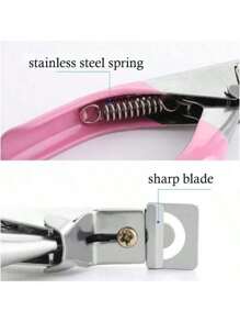 1 Pc Fake Nail Cutter Professional Nail Clippers Straight Edge Acrylic Nail Clipper Tips Manicure Cutter Guillotine Cut False Nails