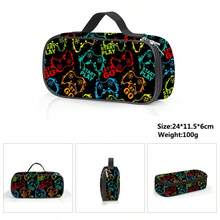 Pencil Case For Boys And Girls, Double-Sided Pattern Pencil Case, Large Storage Wallet Card Case,Compartment Pencil Case For School Students,School Supplies,Back To School - Color Two - View 1