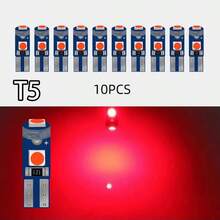 T5/T10 LED 灯泡散热快，拥有 360 度照明角度，提供多种颜色和高亮度。它们易于安装，使用寿命长。194 个 LED 车内灯泡可用于仪表盘指示灯、牌照灯、顶灯、前后侧示廓灯、后备箱灯、转向灯、示宽灯、手套箱灯、内尾灯等。