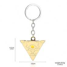 1 件游戏王武藤游戏千年拼图钥匙扣项链吊坠，动漫粉丝收藏礼物，生日礼物，节日礼物，完美礼物 - 彩色 - 查看 6