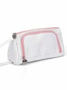 帆布铅笔盒 手持铅笔袋 多槽笔袋 文具收纳袋 学校用品 返校 - D - 查看 9