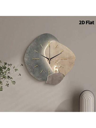 1pc Moderne Elegante ation Wand Clock, Super Silent Quartz Movement, No Ticking, ating Clocks In Living Rooms,Bedroom Room, Offices, Restaurant, Cafes, Perfect ative Friends Family Home Room