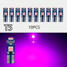 T5/T10 LED 灯泡散热快，拥有 360 度照明角度，提供多种颜色和高亮度。它们易于安装，使用寿命长。194 个 LED 车内灯泡可用于仪表盘指示灯、牌照灯、顶灯、前后侧示廓灯、后备箱灯、转向灯、示宽灯、手套箱灯、内尾灯等。