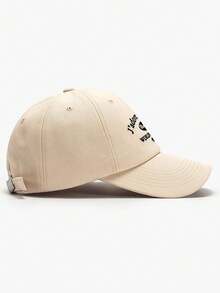 1 件男女通用纯色休闲刺绣字母棒球帽，时尚百搭涤纶棒球帽，适合户外活动和日常使用 - Reek - 查看 8