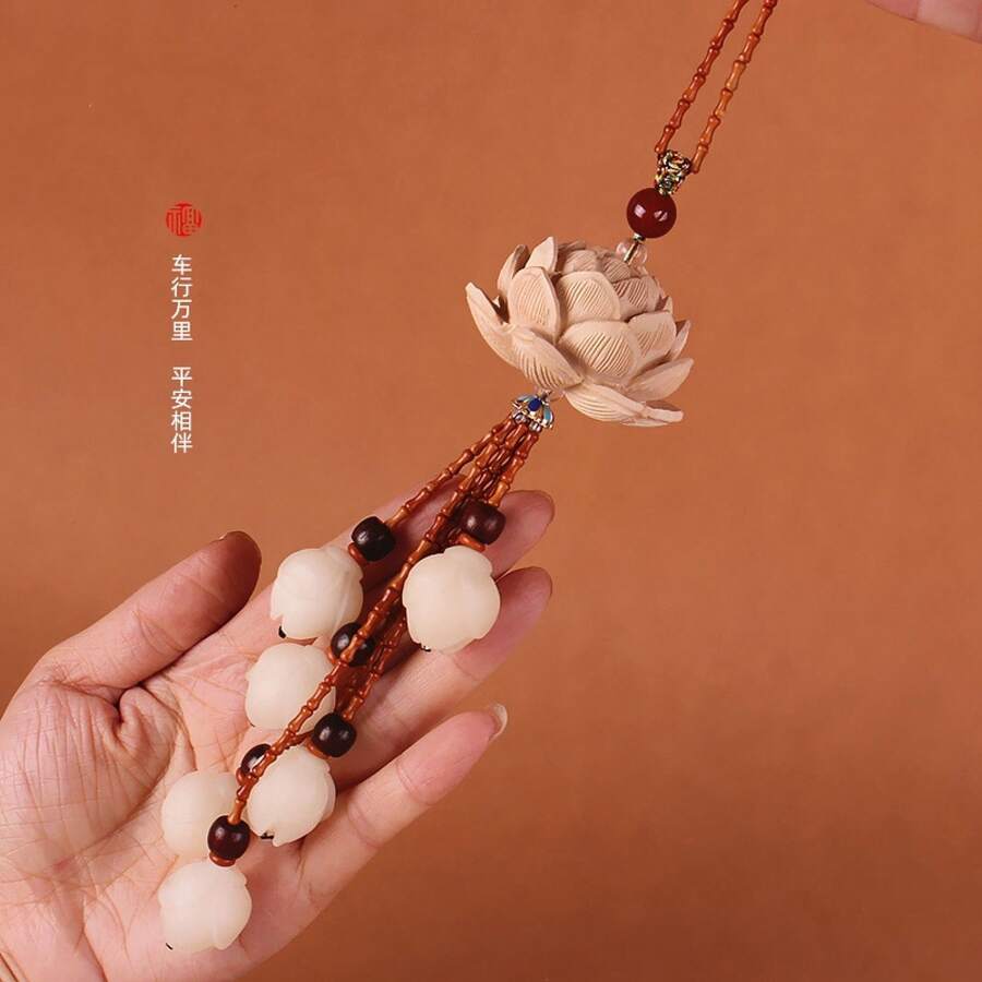 Car Hanging Decorations - Ketan Lotus - View 1