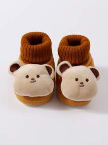 1 双婴儿保暖袜，厚款幼儿防滑袜，婴儿配饰