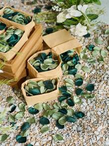 50/100/300/500/1000pcs Silk Rose Petals Wedding Petals White Petals Fake Rose Petals Artificial Flower Petals Proposal Basket Aisle Bridal Shower Table Decoration