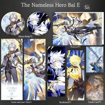 1 pieza Mercancía de Honkai: Star Rail - Héroe sin nombre Phainon - El héroe que se reencarnó 30 millones de veces para romper el destino inevitable - Cono luminoso de Khaslana - Mercancía de Khaslana - El mejor amigo de Mydei - Salvador de los herederos de Chrysos - Mercancía del juego - Gacha de 10 tiradas de Star Rail para el Abismo Blanco (Accesorio de cosplay) - Salvador profetizado - Regalo perfecto - Regalo de cumpleaños - Regalo ideal - Regalo sorpresa - Regalo festivo - Regalo navideño - Regalo de Halloween - Disfraz de Halloween - Regalo - Juguete - Figura