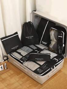 7pcs Packing Cubes Luggage Organizers, Travel Clothes Packing Bags For Suitcasetravel Essentials Travel Accessories Travel Bag Vacation Holiday Back To School School Stuff Dorm Room Essentials College