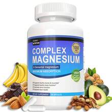 2 Bottles Nutritionals Magnesium Glycinate- Supports Muscle Health & Nerve Function Healthcare Dietary Supplement - 2 bottles - View 6