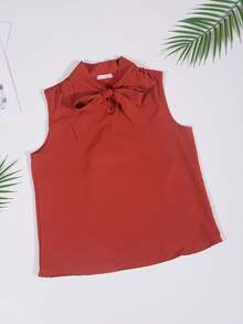 Blusa de Crepe de Laços  Camisa Feminina Boho Chic Verão