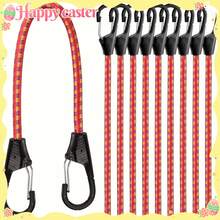 Botepon Marine Bungee Cords, Sailing Gifts For Men, Boat Accessories, Pontoon Accessories, 4ft Bass Boat Mooring Rope, HORUSDY 10-Piece Bungee Cord Set, 18 Inch Heavy Duty Rope With Spring Lock Clip, Tensile Strength Under 122lbs, Hook For Reliable Fixation - Red - View 9