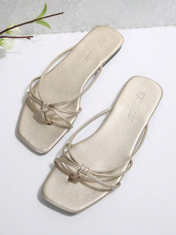 Women's Bohemian Flat Sandals - Lightweight, Breathable, Open Toe, Flat, Casual Summer Shoes With Comfortable Insole And Adjustable Strap For Easy Walking