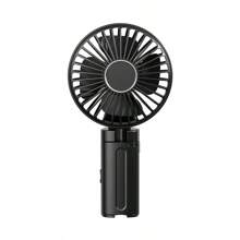 1 pieza Ventilador de clip para paraguas de 1200mAh, plegable y ajustable 90°, esencial para el verano, regreso a la escuela, campamento al aire libre, picnic, oficina, viaje
