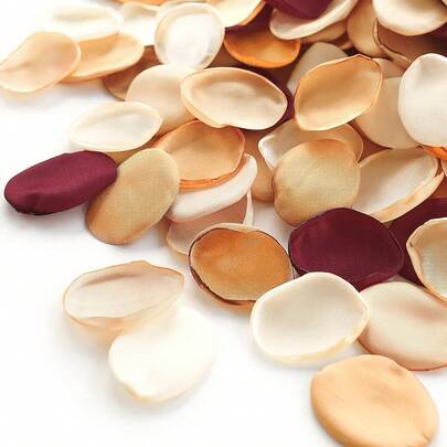 90/210/360pcs Silk Rose Petals Chic Terracotta Flower Petals - Perfect For Weddings, Bridal Showers, Parties | Durable, Handmade Faux Floral Decorations, Ideal For Valentine's, Mother's Day & Special Occasions, Wedding Decorations