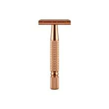 1 pièce Support de rasage pour homme, kit de rasage manuel classique avec support en alliage de zinc pour rasoir, support de rasage à ouverture par torsion, sans lame de rasoir