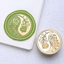 1 件,玫瑰花园系列蜡印头,剪贴簿/信封信/婚礼邀请函/DIY 手工礼品装饰,学校用品,返校 - 多尺寸 - 查看 26