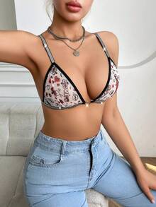 صدرية نسائية بظهر مكشوف بتصميم قلب وحروف مثيرة