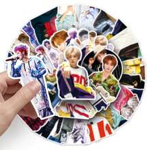 50张唱歌跳舞歌手的手帐贴纸，防水贴纸，高颜值歌手和明星的支持贴纸，奶茶杯贴纸，行李箱装饰贴纸，手机、平板电脑和笔记本电脑的防水装饰贴纸，送给爱人或家人的完美礼物【开学季】【万圣节】【演唱会支持贴纸】