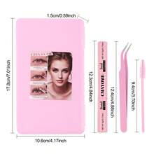600 Clusters 80D-100D Extreme Volume Lash Extensions D Curl DIY Professional Lash Clusters Magnetic Density Tray Stage-Ready Fluffy Lashes Kit - DIY-jMS-222+Pink Tools - View 6