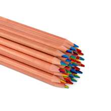 12/24 支彩虹铅笔，彩色铅笔，彩色组合木制黑色木制素描绘画用品，适合生日礼物，派对礼物，万圣节礼物，圣诞节礼物绘画'最喜欢，返校