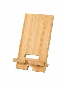 Customized Text/Logo Wooden Multi-Function Phone Stand, Wooden Base Phone Charging Holder For Mobile Phones & Tablets - Multicolor - View 11