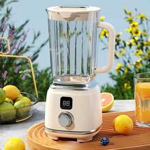 Small Household Fruit Juicer, Mini Ice Crusher, LED Display Blender, USB Rechargeable Portable Blender For Making Smoothies And Milkshakes - Multicolor - View 10