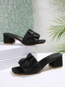 1 Pair Girl/Teen's Comfy Luxurious PU Non-Slip Durable Peep Toe Strappy Platform Sandals, Round Toe, Block Heel 5CM, Suitable For 15+ Years Old, Perfect For Travel, Vacation, Fashion, Casual, Party, Spring/Summer 2025