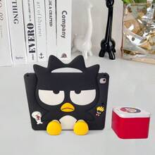 Sanrio Funda protectora 3D de Hello Kitty compatible con iPad Mini/5th/6th/7th/8th/9th/10th/11th/Air/Pro con correa de hombro - para niños y niñas, económica, a prueba de golpes, resistente a arañazos, a prueba de caídas, antideslizante, antihuellas, antirasguños, hecha de material de silicona, regalo de cumpleaños, regalo de Navidad.