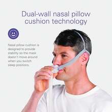 ResMed P10 Nasal Pillow Cushion - Replacement Silicone CPAP Mask Cushion - Frame System &Amp; Headgear Not Included - Premm CPAP Accessory - Medm - Small - View 3