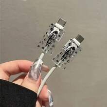 3 件套 Astronaut 手机数据线保护套适用于 、20W 英国插头充电器保护壳，防止破损 Nan 充电器配件 手机配件