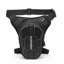 1pc Motorcycle Riding Hiking Waist Pack, Waterproof Leg Bag, Outdoor Sports Travel Thigh Pack, Thigh Bag, Waist Bag - Black - View 9