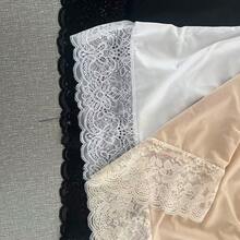 欧美风格蕾丝吊带半身裙，A字裙，女士防透视衬裙 - 彩色 - 查看 2