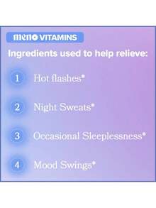 Vitamins For Menopause30 Servings (Pack Of 1)- Menopause Supplements For Women With Black Cohosh & Ashwagandha KSM-66 -Helps Alleviate Hot Flashes, Night Sweats, & Mood Swingshot Flashes, Night Sweats, Mood Swings - 60 viên nang/2 lọ - Xem 6