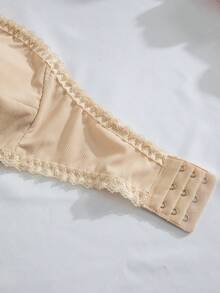 3pcs/Set Lace Patchwork One-Shoulder Camisole Bras With Padded And Wireless Design, Women Underwear Set - Multicolor - View 11