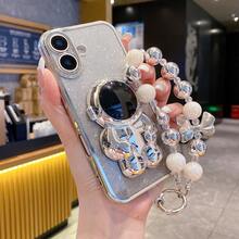 [宇航员手环] 太空舱防震/TPU 硅胶软边女式/男式高级保护壳，带防尘孔，加厚边缘，豪华手机壳适用于三星和 [太空舱防震 + TPU 硅胶软边 PC 硬壳全覆盖女式/男式高级保护壳带支架] 适用于 OPPO A5X/C1/2345678/9/987654321，OPPO 防水防摔防刮 - 銀色 - 查看 5