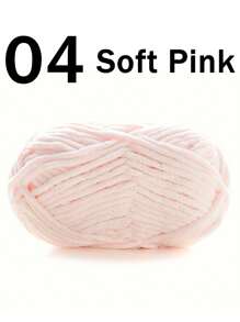 1/2 piezas de hilo de terciopelo suave, 50g/pieza, 60m/pieza, hilo grueso de punto a mano DIY, hilo Popsicle, hilo grueso de poliéster suave, adecuado para manualidades DIY, adecuado para tejer y ganchillo de bufandas, sombreros, zapatos, bolsos, cojines, muñecas, mantas, pantuflas, proyectos de ganchillo artesanal