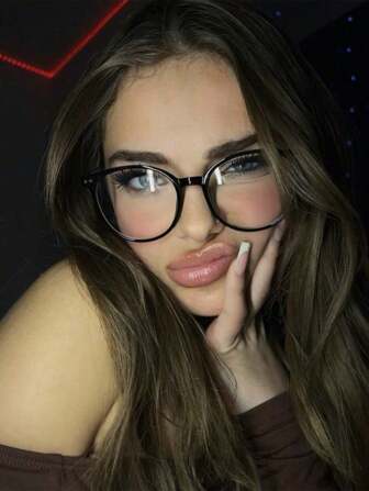 1 pieza Gafas, Gafas para ordenador, lectura/juegos/TV/teléfonos para mujeres y hombres, anti fatiga visual y reflejo UV