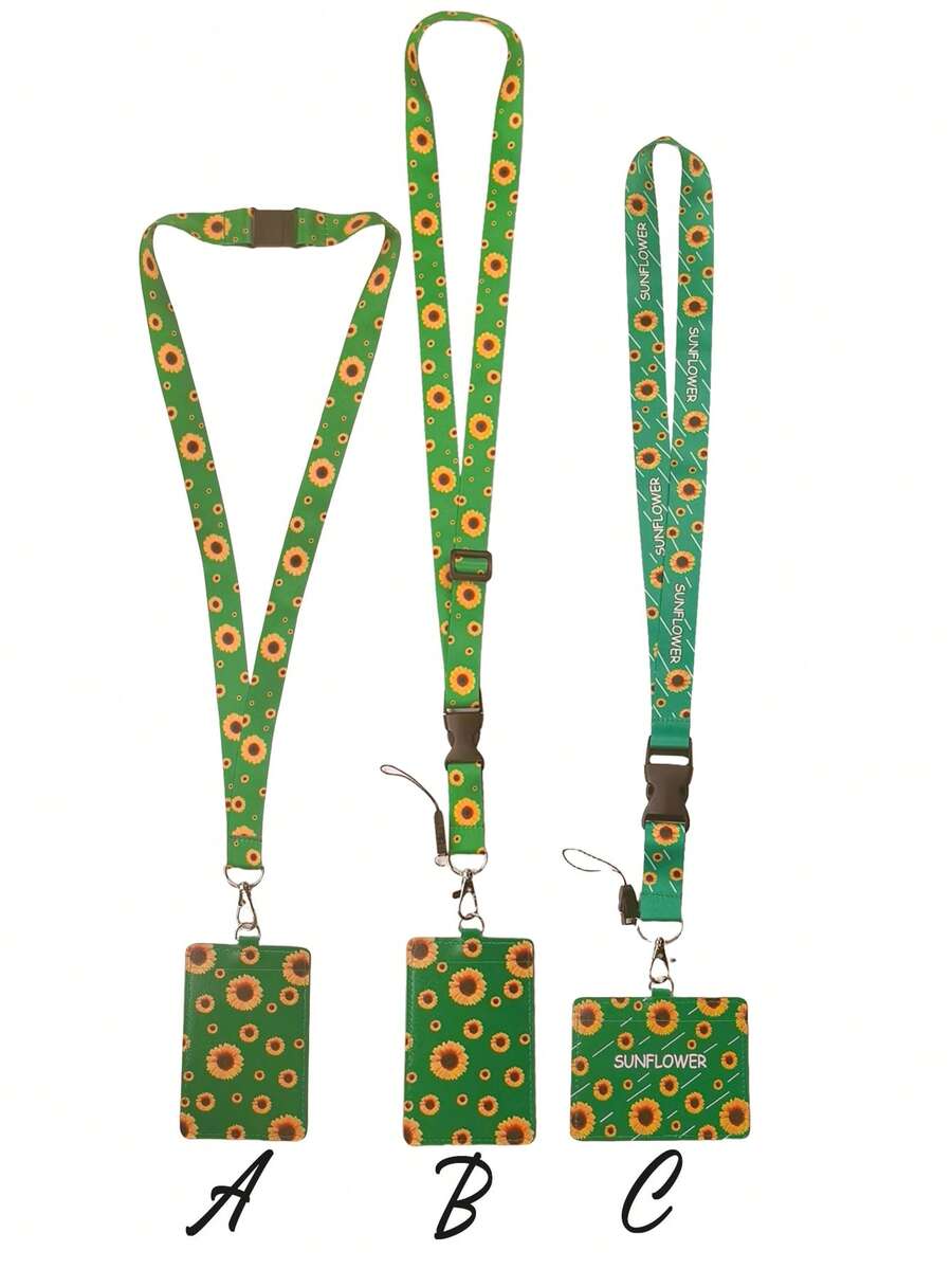 Autism Awareness Card With Hidden Disabilities Sunflower Lanyard, Hidden Disability Card - Multicolor - View 1