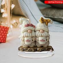 2D Flat, 1pc Classic Acrylic Elf Dwarf Coffee Table Decor - Multipurpose Tabletop Decoration For Office, Bedroom, Living Room - Ideal For Birthday, Anniversary, Valentine's Day, Christmas, Thanksgiving, Mother's Day, Father's Day, Living Room Coffee Table