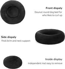 Hachikitty Calm Donut Cuddler, Cama grande para perro, 30': Suministros para mascotas