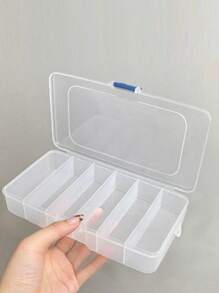 Makeup Hair Accessories Storage Box, Hair Clips, U-Shaped Clip Small Box, Multi-Compartment Portable Jewelry Earring Parts ContainerFor Women Storage Organizer Travel Essentials Back To School Dormitory Storage