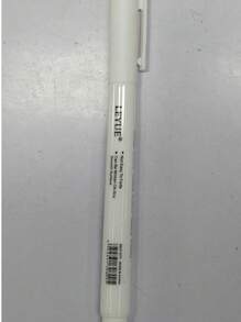 1pc/12pcs White Permanent Marker Pen, Waterproof & Oil-Based For Tire Graffiti, Quick Drying Non-Erasable Fine-Tip Oil-Based Marker Pen Suitable For Glass, Window, Tire, Fabric, Wood, Leather, Ceramic, Metal, Paper, Art Drawing, Graffiti, Wedding, Photo Album, Wedding Decoration (Random Color)