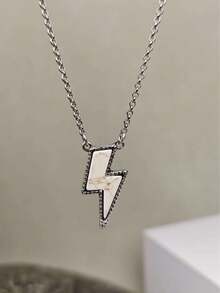 Collar colgante con rayo de imitación de perla y turquesa para mujeres, perfecto para fiestas, viajes y vacaciones - estilo 1 - Ver 13