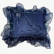 Cushion For 15th Birthday, Cushion For Quinceañera, Ceremony In Church, Many Colors - Navy Blue - View 1