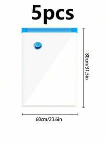 1/5/10PCS,超大真空透明高品质压缩收纳袋,适用于旅行必需品、衣服、床上用品、毛毯、寝具等的便携式收纳袋。手动真空泵压缩袋套装,无需用电。 - 壓縮袋 - 查看 14