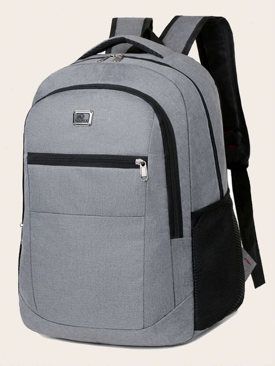 Nuovo zaino per laptop leggero, adatto per la scuola e i viaggi - Cinghie per le spalle regolabili, design multi-scomparti - Zaino casual in poliestere durevole per ragazzi e ragazze, chiusura con cerniera sicura, zaino per studenti, stile minimalista, struttura robusta